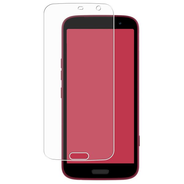 らくらくスマートフォン F-53E 用 安心の5大機能 衝撃吸収 ブルーライトカット 液晶保護フィルム ポスト投函は送料無料