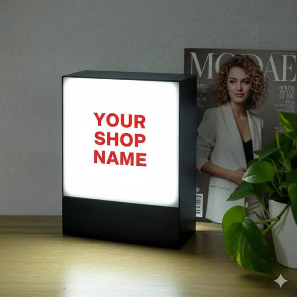 縁なしやわらかな光で視線を集めるライト・サイン LIGHT BOX サイン CLBC-250
