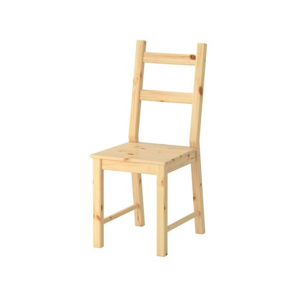 【たのメル便】椅子IKEA IVAR ダイニングチェア 2脚セット パイン無垢材 IKEA・イケア ダイニングチェア IVAR チェア, パイン材 (002.639.06