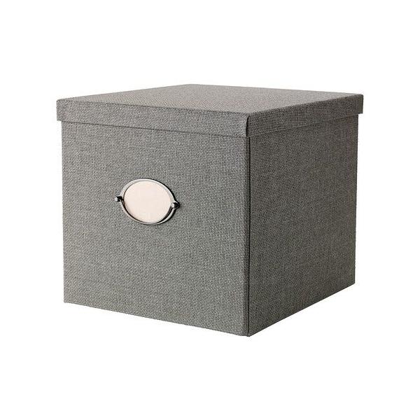 Ikea イケア 収納ボックス 収納ケース Kvarnvik ふた付きボックス グレー 102 566 70 Buyee 日本代购平台 产品购物网站大全 Buyee一站式代购 Bot Online