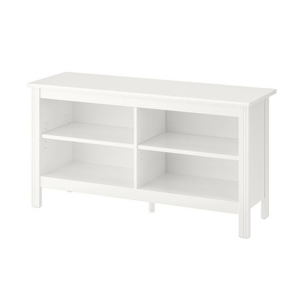 IKEA イケア 本棚 書棚 BRUSALI ブルサリ テレビ台 ホワイト 120x36x62 cm 104.397.74