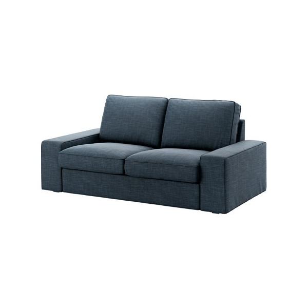 IKEA・イケア ソファ KIVIK 2人掛けソファ, ヒッラレド ダークブルー (291.937.34)