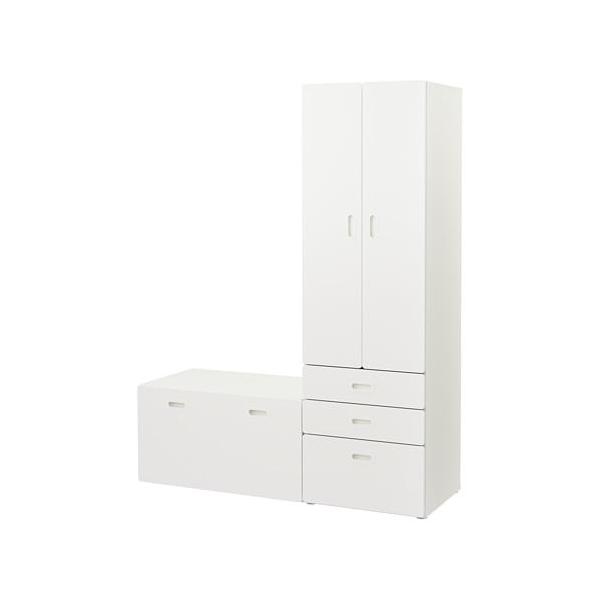 Ikea イケア Stuva Fritids ワードローブ 収納ベンチ付き ホワイト ホワイト 392 530 44 Buyee Buyee 日本の通販商品 オークションの代理入札 代理購入