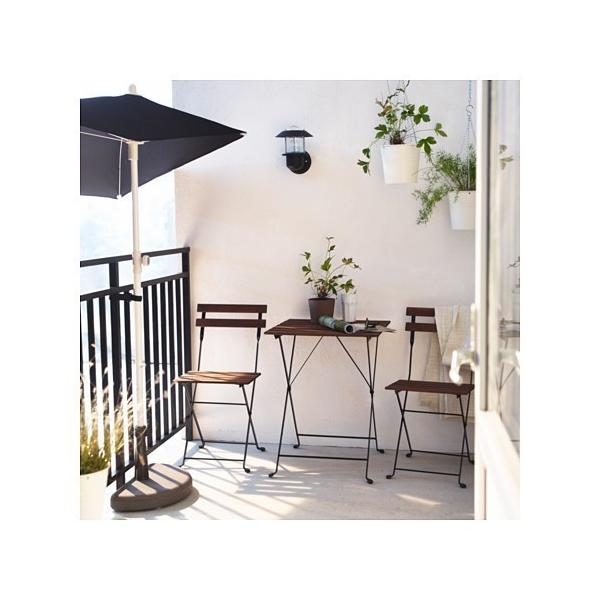 Ikea テーブル 折りたたみ ガーデンテーブルセット 屋外用家具 Tarnoテーブル チェア2 屋外用 ブラック アカシア材 498 984 16 Buyee Buyee 日本の通販商品 オークションの代理入札 代理購入