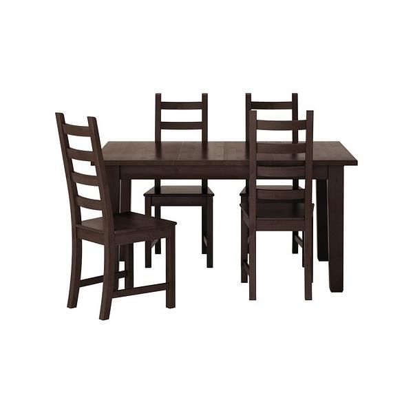 ダイニングテーブルセット Ikea イケア リビングダイニングセット Stornas Kaustbyテーブル チェア4脚 ブラウンブラック 598 980 67 Buyee Buyee 日本の通販商品 オークションの代理入札 代理購入