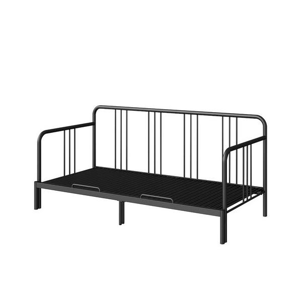 イケア IKEA ベット　FYRESDAL　デイベッドフレーム, ブラック　(004.243.63)