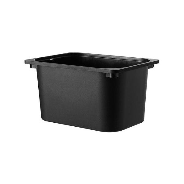 IKEA・イケア　おもちゃ箱・おもちゃ入れ・子供収納　TROFAST（トロファスト） 収納ボックス, ブラック(902.525.74)