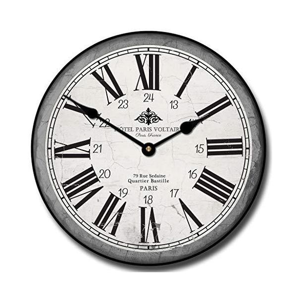 Hotel Paris Voltaire Wall Clock, Available in 8 Sizes, Most Sizes Ship 2 -  並行輸入品