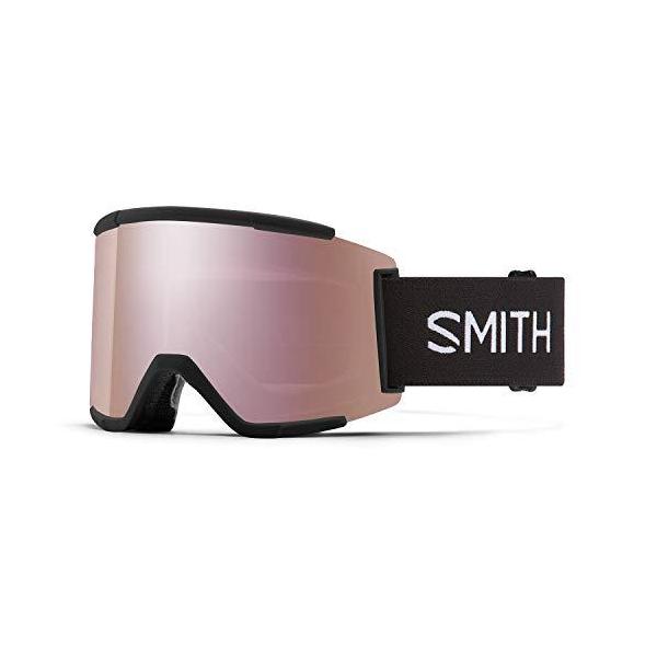 Smith 大人用スクワッドXLスノーゴーグル - ブラックフレーム/ChromaPopサンブラックゴールドミラーレンズ - M006752QJ99M  並行輸入品