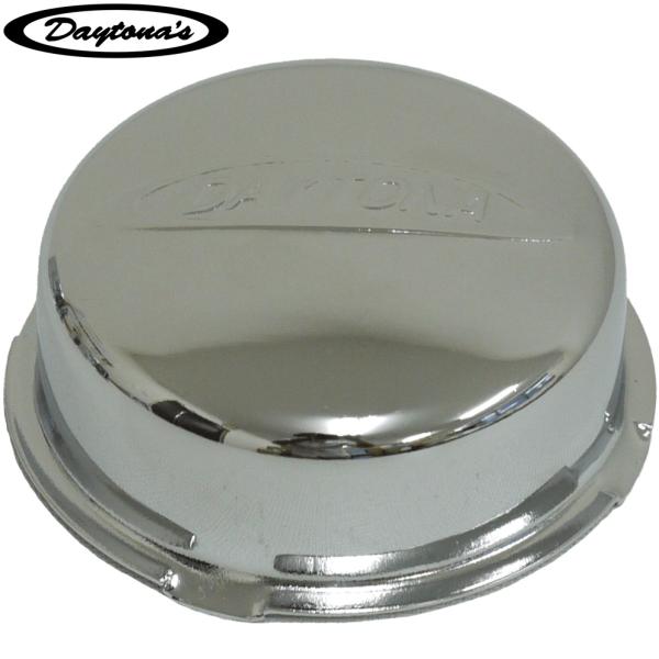 DAYTONA's【デイトナズ】センターキャップ クロームメッキ〈ホイール側ハブ径68mm/外径67mm/内径65mm/高さ40mm〉ｘ４個セット（01-0061）※スチール製