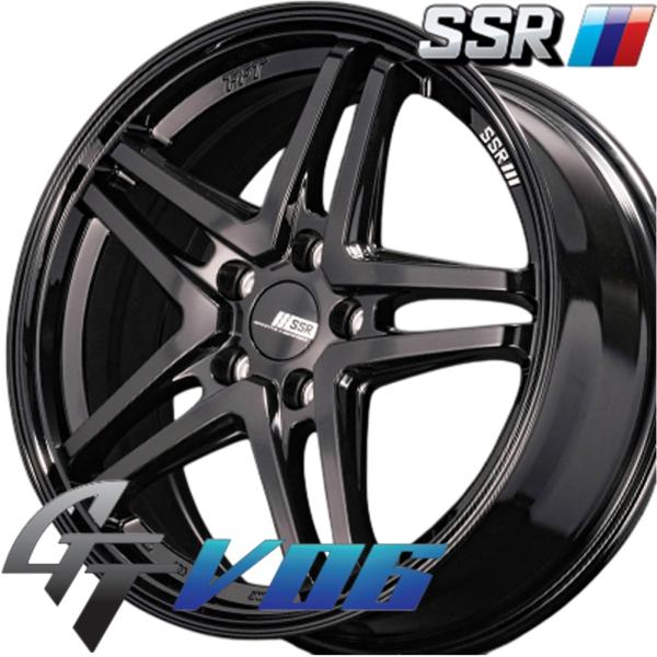SSR SSR【エスエスアール】 GT V06 18×7.5J +48 5H/100 グロスブラック