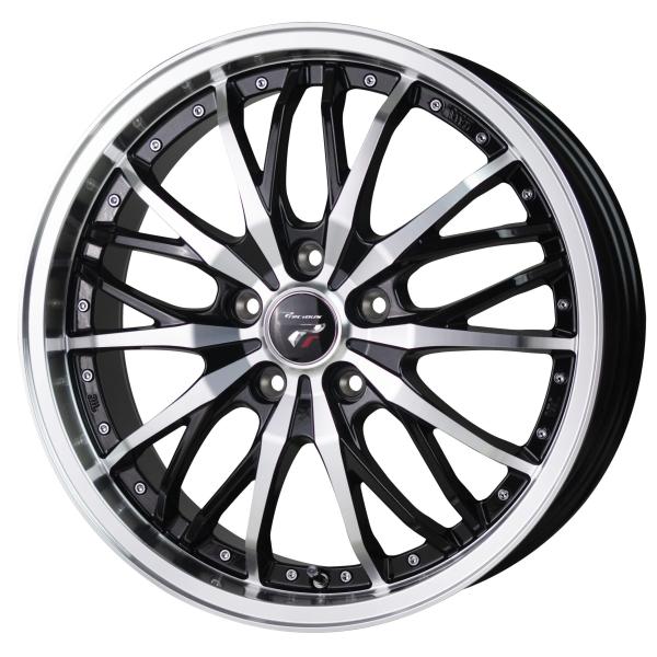★数量限定★ホットスタッフ Precious（プレシャス）HM3 18x7.0 +55 5H/114.3 ブラックポリッシュ（BK/P）HM3-33 ｘ4本
