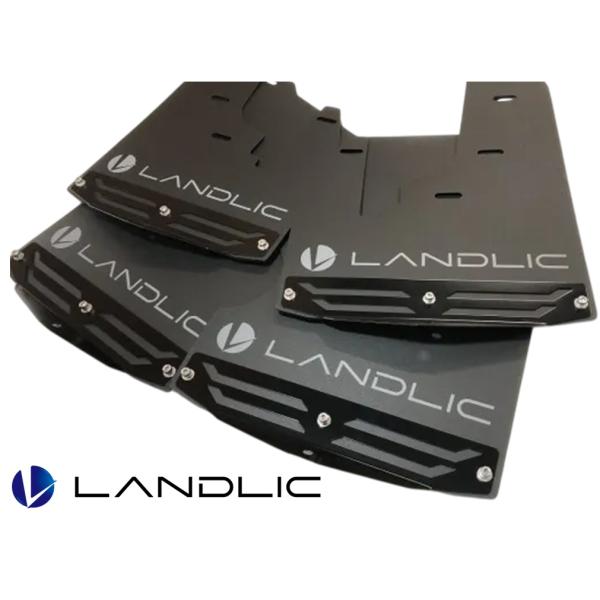 LAND-D5MF-002 LANDLIC（ランドリック） マッドフラップ デリカD:5 前期 ブラック（BLACK）