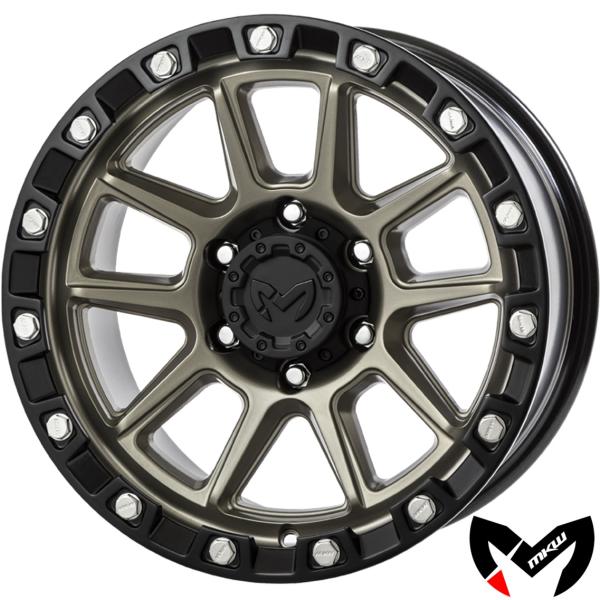 MKW M205 USスペック 8.5J-17 +0 6H 専用ナットセット mocbell_mkw-m205cb