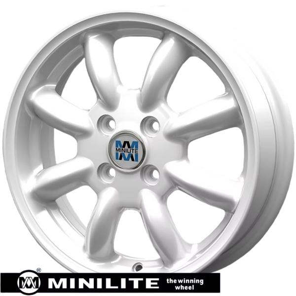 KOSEI KIT JAPAN MINILITE（ミニライト）14 × 5.0 +40 4H/100 ホワイト