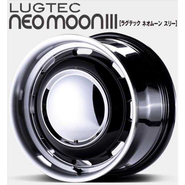 ラグテック】ネオムーン3 16x6.5 ＋38 6H/139.7 ブラック/リム