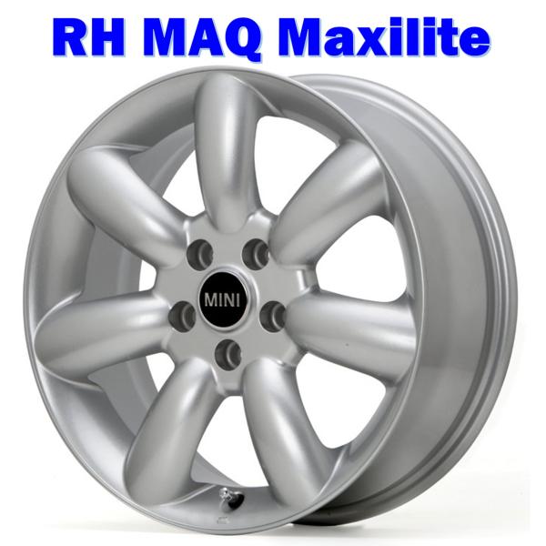 RH NAQ MAXILITE【マキシライト】18x7.5 ＋45 5H/112 シルバー x4本