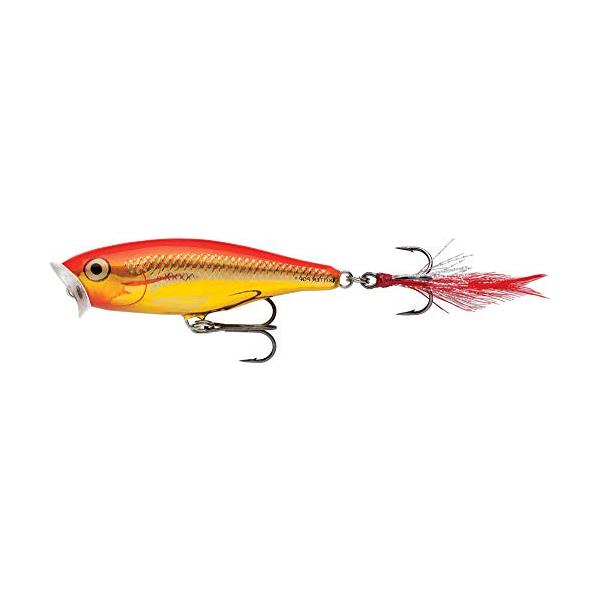 Rapala(ラパラ) ポッパー スキッターポップ 5cm 6g クロームアカキン SGFR SP5-SGFR ルアー