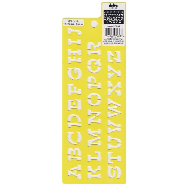 ※併売のため、在庫切れの際はご了承ください。発送委託により倉庫業者がお届けする場合がございます※【商品概要】文字サイズ:約横1.5cm×縦1.7cmステンシルとは、文字や模様の部分を切り抜き、その型を使って着色していく技法です。モチーフの型...