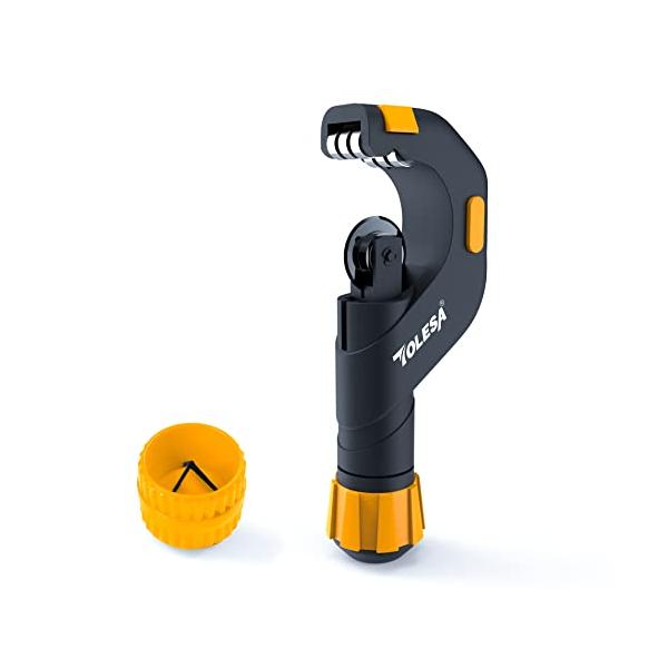 他サイト： TOLESA ステンレス用 パイプカッター 切断能力5〜50ｍｍ 面取り パイプリーマー アルミニウム、銅、PVC、薄い鋼管 チューブカッター 2点セの商品画像