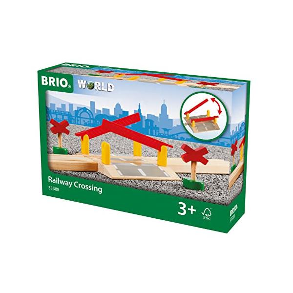 ※併売のため、在庫切れの際はご了承ください。発送委託により倉庫業者がお届けする場合がございます※【商品概要】BRIO (ブリオ)レールウェイシリーズの拡張商品踏切です。手動で遮断機の開閉ができます。セット内容:手動の遮断機ｘ1個、警報機ｘ2...