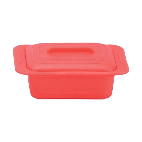 ※併売のため、在庫切れの際はご了承ください。発送委託により倉庫業者がお届けする場合がございます※メーカー型番:59627サイズ:H80×D125×W190mm本体重量:214g材質:シリコン樹脂原産国:中国付属品:レシピ容量:640cc耐熱...