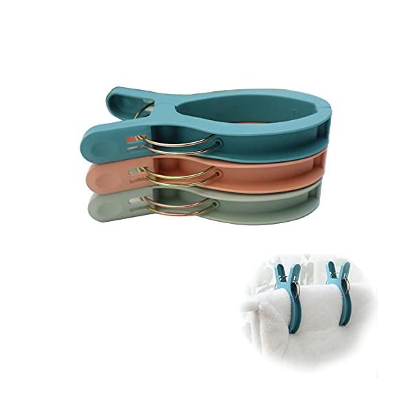 ※併売のため、在庫切れの際はご了承ください。発送委託により倉庫業者がお届けする場合がございます※【シンプルで耐久性に優れた設計】軽量で丈夫なポータブルタオルのクリップ。 頑丈な布団クリップには防風と滑り止めの設計がついている。 強固なクラン...