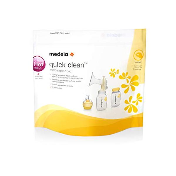 他サイト： メデラ（medela） 電子レンジ除菌バッグ（5パック） クイッククリーン スチームバッグの商品画像
