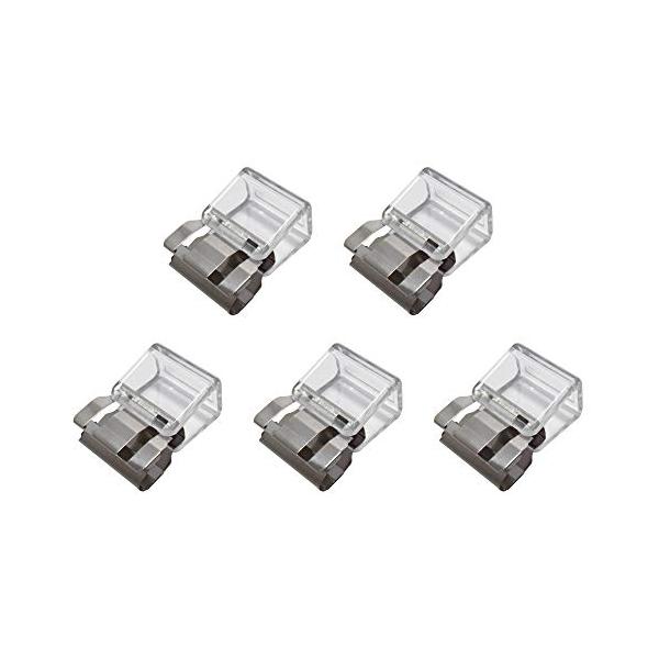 TOHKIN スライドクリップクリア SCC-L5C Lサイズ 透明 5個入 書類整理