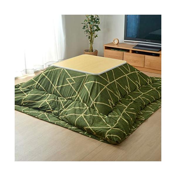 ※併売のため、在庫切れの際はご了承ください。発送委託により倉庫業者がお届けする場合がございます※こたつ掛敷セットサイズ : 190×190cm 正方形素材：掛け 表地＝ポリエステル 100％【ピーチスキン】裏地＝ポリエステル 100％【ピー...