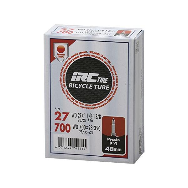 IRC BICYCLE TUBE 700X28-35C 仏式48mmバルブ 28946J