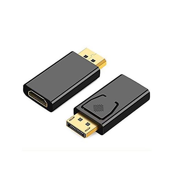 waves Displayport → HDMI 変換 アダプタ ディスプレイポート DP（最大解像度 1920×1080） 金メッキ コネクタ