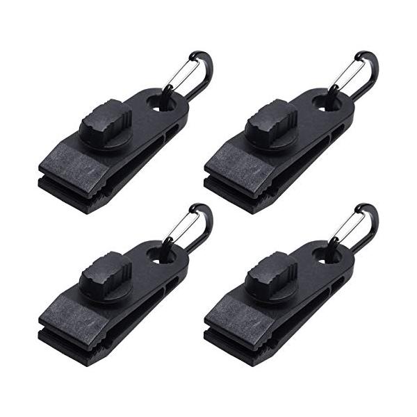 ※併売のため、在庫切れの際はご了承ください。発送委託により倉庫業者がお届けする場合がございます※【 タープ クリップ 】 オート キャンプ の タープ 設営 に 便利 な タープ クリップ ！【 スクリュー 式 】 ガッチリ 固定 できる ...