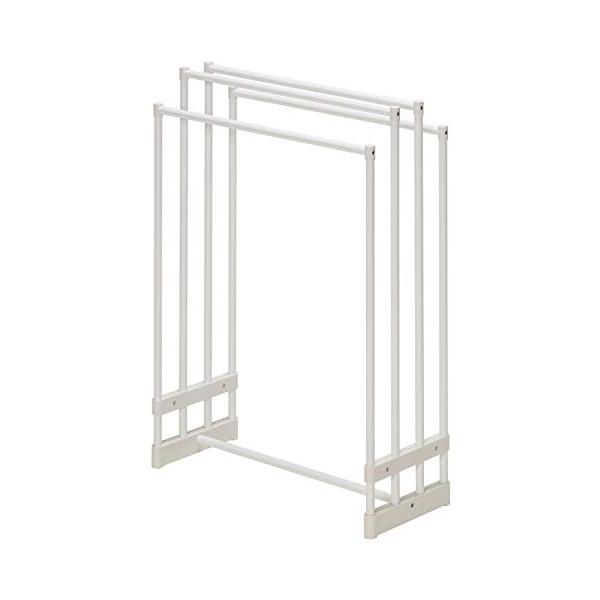 ※併売のため、在庫切れの際はご了承ください。発送委託により倉庫業者がお届けする場合がございます※横からサッと通せるタオルスタンド外側と内側のほし部は段違いでタオルが干せるので通気性が良いです幅42ｃｍまでのスポーツタオルが4枚ほせます商品サ...