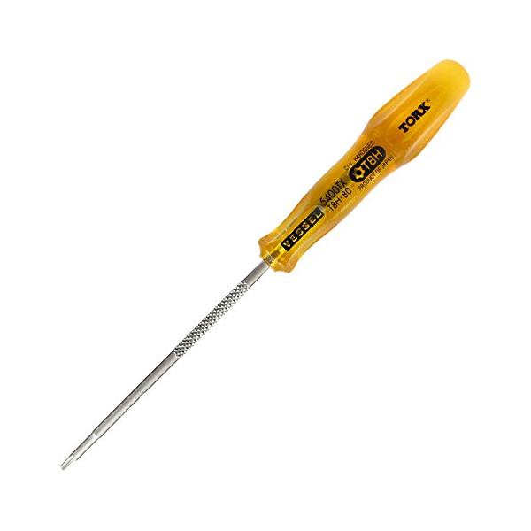 ベッセル(VESSEL) パワーグリップ トルクスドライバー いじり止め TORX T8H×80mm 5400TX