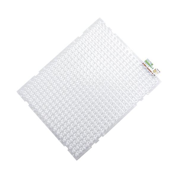 ※併売のため、在庫切れの際はご了承ください。発送委託により倉庫業者がお届けする場合がございます※材質:ＰＥＴ規格:幅335mm×長さ420mm×トゲ高さ18mm色:シート：透明原産国:中国商品名:ここダメシート 透明