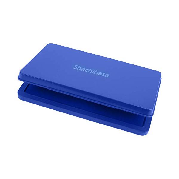 ※併売のため、在庫切れの際はご了承ください。発送委託により倉庫業者がお届けする場合がございます※【サイズ】特大形【インキ色】藍【インキ種類】油性顔料【補充インキ】SgN-40【寸法】159×105×16.7mm