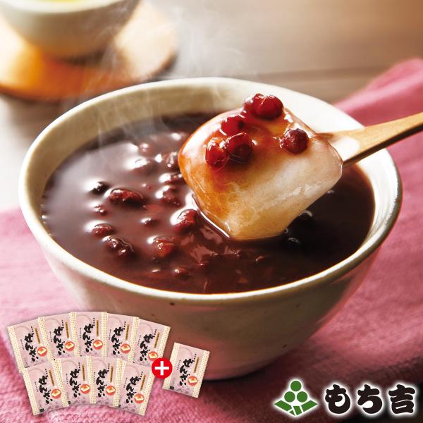 ◆内容9袋＋1袋1袋内容：ぜんざい（160g）、切り餅（30g）◆賞味期限製造日より150日間◆用途ご家庭で。常温保存可能。◆備考・袋のまま電子レンジには入れないでください。・湯せん後の開封は、中身が熱くなっておりますのでやけどをしないよう...