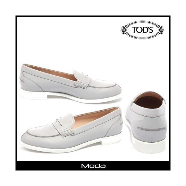 Tods 靴 トッズ ローファー グレー レディース ローファー 靴 ファッション Moda