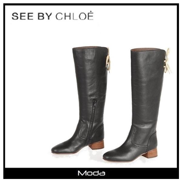 See By Chloe シーバイクロエ バックリボン ロングブーツ レディース Apaproduction Fr