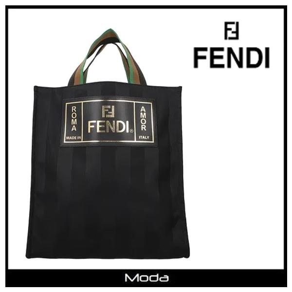 フェンディ Fendi ロゴ テキスト トートバッグ Made In Italy メンズ