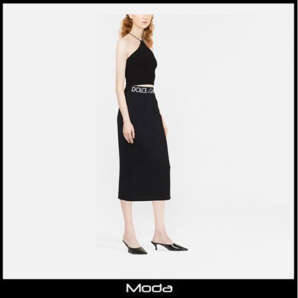 ドルチェ&ガッバーナ ワンピース レディース 黒 ブラック ドレス