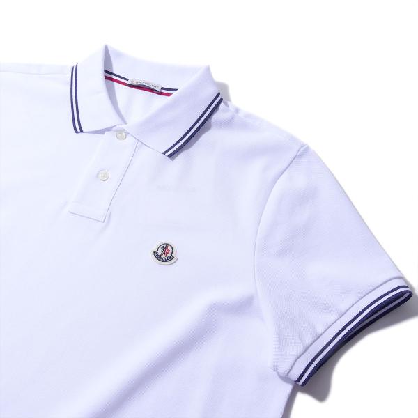 MONCLER モンクレール ポロシャツ 8A00006 001ホワイト メンズ
