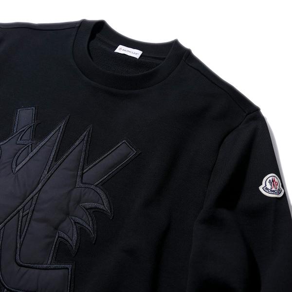 サイズL■新品 本物■モンクレール スウェットシャツ ブラック 黒 レディース レディース｜スウェットシャツ｜モンクレール公式