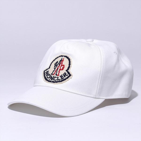 正規品 MONCLER モンクレール ベースボールキャップ ホワイト MONCLER ベースボールキャップ ホワイト
