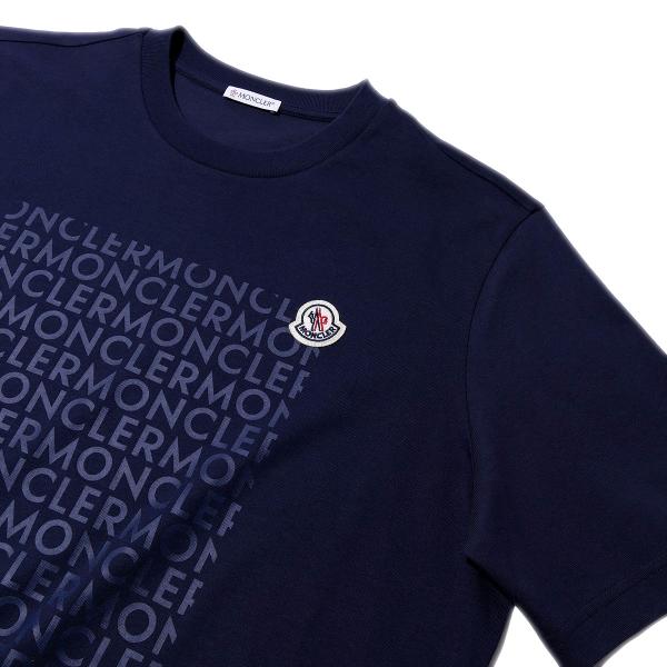 MONCLER（モンクレール） Tシャツ 8C00035 780ネイビー メンズ 半袖