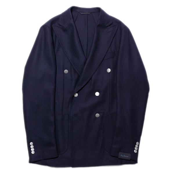 エリコフォルミコラ メンズテーラードジャケット ウール ネイビー 46 Errico Formicola（エリコフォルミコラ）テーラードジャケット