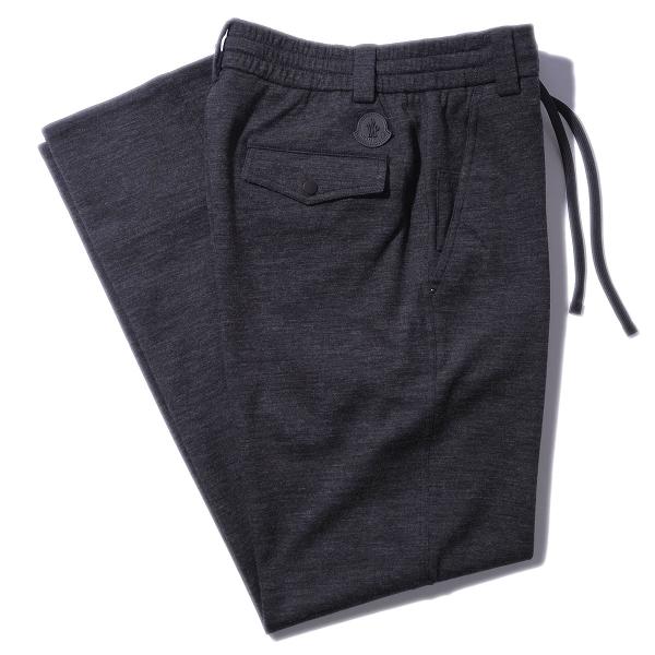 MONCLER（モンクレール） ウールジャージー ワイドレッグ ジョガー