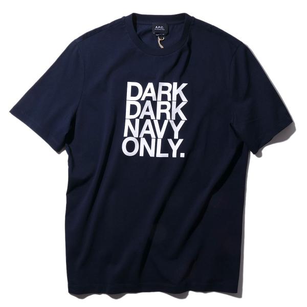 週末限定出品【A.P.C. 】ダークネイビー 半袖Tシャツ modaonline1_100167296