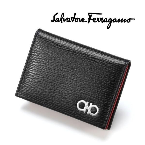 再追加販売 カードケース フェラガモ FERRAGAMO メンズ 名刺入れ 21春